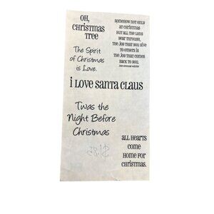 OScrap! Christmas Thoughts Sticker Sheet Lignin & Acid-Free Pre Owned Condition